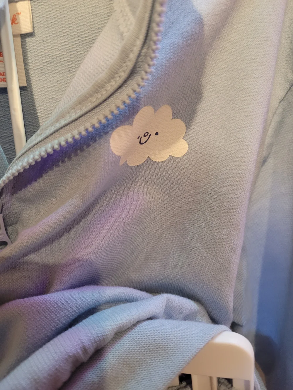 Cat & Jack Light Blue Cloud Hoodie and Leggings Set